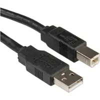 Roline USB 2.0 Kabel, Typ A-B, schwarz, 3 m