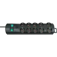 Brennenstuhl 1153304120, 10 AC-Ausgänge, Schwarz, IP20, 2 m, 760 g, 500 mm