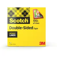 Scotch Tape dobbeltklæbende klar 12,7mmx32,9m 665 - (32 meter pr. rulle)
