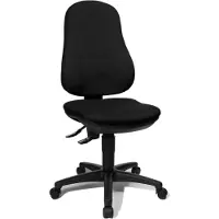 Topstar Bürodrehstuhl schwarz Lehnen-H.580mm Sitz-H.420-550mm o.Armlehnen