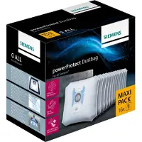 Siemens PowerProtect, Staubbeutel, Universal, Weiß, 240 mm, 165 mm, 285 mm