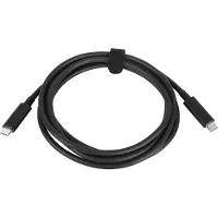 Lenovo 4X90Q59480, 2 m, USB C, USB C, USB 3.2 Gen 1 (3.1 Gen 1), 5 Gbit/s, Schwarz