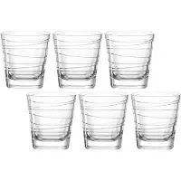 Leonardo Glas "Trinkgläser Vario Struttura 250 ml 6er Set transparent"