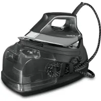 Rowenta Perfect Steam Pro Dampfbügelstation DG8622, Dampfbügelstation mit Druckdampf, 2400 W, 430 g/min, Mikrodampf 400 HD Laser-Grundplatte, 6,9 bar, 1,1 l