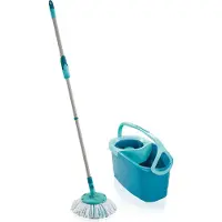 Leifheit Wischmop-Set CLEAN TWIST Disc Mop Ergo, für alle glatten Böden