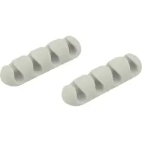 Bluelounge Design Multi Adhesive Cable Organizer 2 Units Durchsichtig