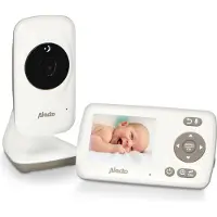 Alecto DVM71 - Babyphone mit Kamera und 2,4-Zoll-Farbbildschirm - Weiß