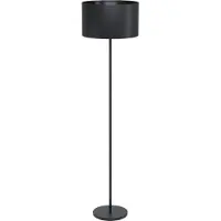 Eglo Stehlampe Maserlo, schwarz, für Wohn- / Esszimmer, Metall, Modern, Stehlampe