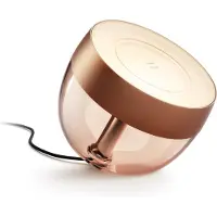Philips White and Color ambiance Iris Tischleuchte kupfer Special Edition, Intelligente Tischleuchte, Bluetooth/Zigbee, Kupfer, LED, Metall, Synthetik, Nicht austauschbare(s) Leuchtmittel