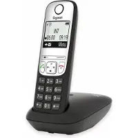 Gigaset A690, Analoges Telefon, Kabelloses Mobilteil, Freisprecheinrichtung, 100 Eintragungen, Schwarz, Silber