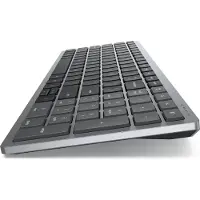 Dell KM7120W - Volle Größe (100%) - RF Wireless + Bluetooth - QWERTY - Grau - Titan - Maus enthalten