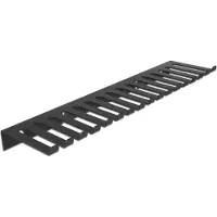 DeLOCK 66728, Kabelhalter, Wand, Metall, Schwarz