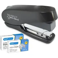 Rapesco 1466 Germ-Savvy Antibakteriell, Luna-Less Effort ECO leichtgängiger Hefter u. 2.000 Heftklam