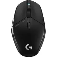 Logitech G 910-006106, rechts, Optisch, RF Wireless + Bluetooth, 25600 DPI, 1 ms, Schwarz