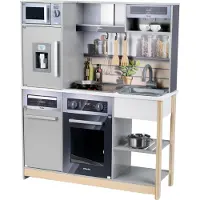 Miele 7194 Miele Family Küche | Holzküche mit Küchengeräten | Herd inkl. Licht-und Soundfunktion | Inkl. Spielküchen-Zubehör | Spielzeug für Kinder ab 3 Jahren