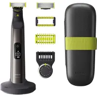 Philips OneBlade Pro 360 QP6651/61 Face + Body, Eingebautes Display, Waschbar, Akku, Grau