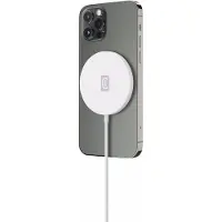 Cellularline Mag - Wireless Charger, Drinnen, AC, Kabelloses Aufladen, 2 m, Weiß