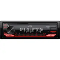 JVC KD-X282DBT, Schwarz, 1 DIN, 200 W, 7.1 Kanäle, 50 W, 531 - 1611 Hz