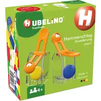 Hubelino Kugelbahn Hammerschlag-Erweiterung, 6 Teile