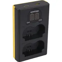 PATONA Dual LCD USB Ladegerät für Fuji NP-W235