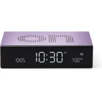 Lexon LR152LL Digitalwecker Flip Premium Lila