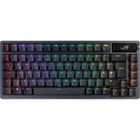 Asus ROG Azoth, Verkabelt & Kabellos, USB + RF Wireless + Bluetooth, Mechanischer Switch, QWERTZ, RGB-LED, Schwarz