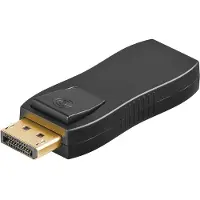 Goobay HDMI/DP Adapter, HDMI FM, DP M, Schwarz