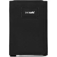 Pacsafe 11005100, Briefttasche, Schwarz, Recyceltes Polyester, Einfarbig, Klettverschluss, Reißverschluss, 50 g