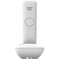 Gigaset E390, Analoges/DECT-Telefon, Kabelloses Mobilteil, Freisprecheinrichtung, 200 Eintragungen, Anrufer-Identifikation, Weiß