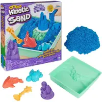 Spin Master Kinetic Sand Sandbox Set Sortiert, Kinetischer Sand für Kinder, 3 Jahr(e), Kunststoff, Gemischte Farben