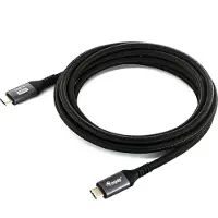 Equip USB4 Gen 2x2 C-auf-C-Kabel, Stecker/Stecker, 2.0 m, 4K/60 Hz, 20 Gbit/s, PD 100 W, 2 m, USB C, USB C, USB4 Gen 2x2, 20 Gbit/s, Schwarz
