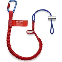 Knipex Fangleine 6kg + Materialkarabiner - 005012TBK