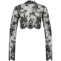 Hunkemoller Top Mya Schwarz