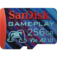 SanDisk SDSQXAV-256G-GN6XN, 256 GB, MicroSD, UHS-I, 190 MB/s, 130 MB/s, Blau