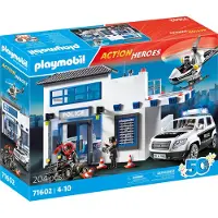 Playmobil 71602 Action Heroes Polizeistation, Konstruktionsspielzeug