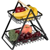 Relaxdays Obstkorb-Etagere