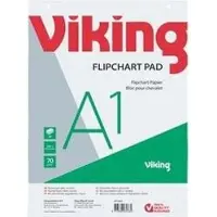 Viking Flipchart-Papier A1 Blanko Weiss
