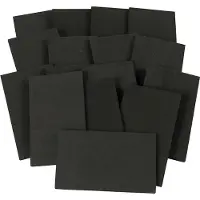Creativ Company String Art EVA Foam Platten schwarz 16 Stück Bastelset