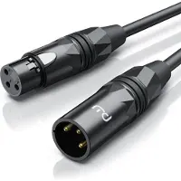 Primewire XLR Audiokabel, XLR Stecker auf XLR Buchse, NF Audio Kabel, OFC Kupfer, geschirmt, flexibel
