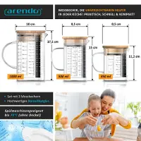 Arendo Messbecher-Set