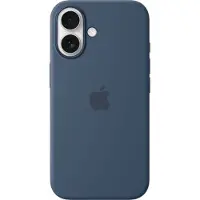 Apple Original iPhone 16 Hülle - Silikon - Backcover/Soft Case - Blau