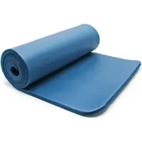 Wiltec Yogamatte blau 190x100x1,5cm Turnmatte Gymnastikmatte Bodenmatte rutschfest extradick Sport