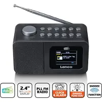 Lenco Cr-625bk Weckerradio