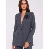 Stylove Damen der Sakko Qudel S370 grau XL