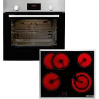 Bosch Backofen-Set "HBF133BR0" mit Teleskopauszug nachrüstbar ecoClean Direct