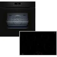 NEFF BTX48PIB0, Zonen-Induktionskochfeld, 4 Zone(n), Glaskeramik, Schwarz, Berührung, 80,2 cm