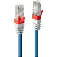 Lindy 45380, 15 m, Cat6a, S/FTP (S-STP), RJ-45, RJ-45, Blau
