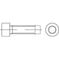 Toolcraft 141307 Gewindefurchende Schrauben M5 20 mm Innensechskant DIN 7500 Stahl galvanisch verzinkt 1000 St.