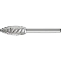 PFERD 22407436 Fr?sestift HSS Flamme L?ngde 70 mm M?l, ? 12 mm Arbejdsl?ngde 30 mm Skaftdiameter 6 mm 1 stk.