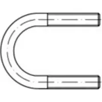 Toolcraft 137789 Rundstahlbügel Stahl feuerverzinkt 1 St.